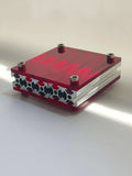 Aluminum Desk Coaster — Custom Acrylic EDC Tray - HushLume