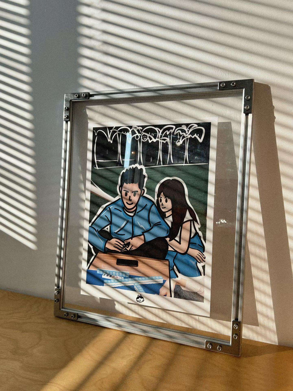 Custom Aluminum Poster Frame — Floating Acrylic - HushLume