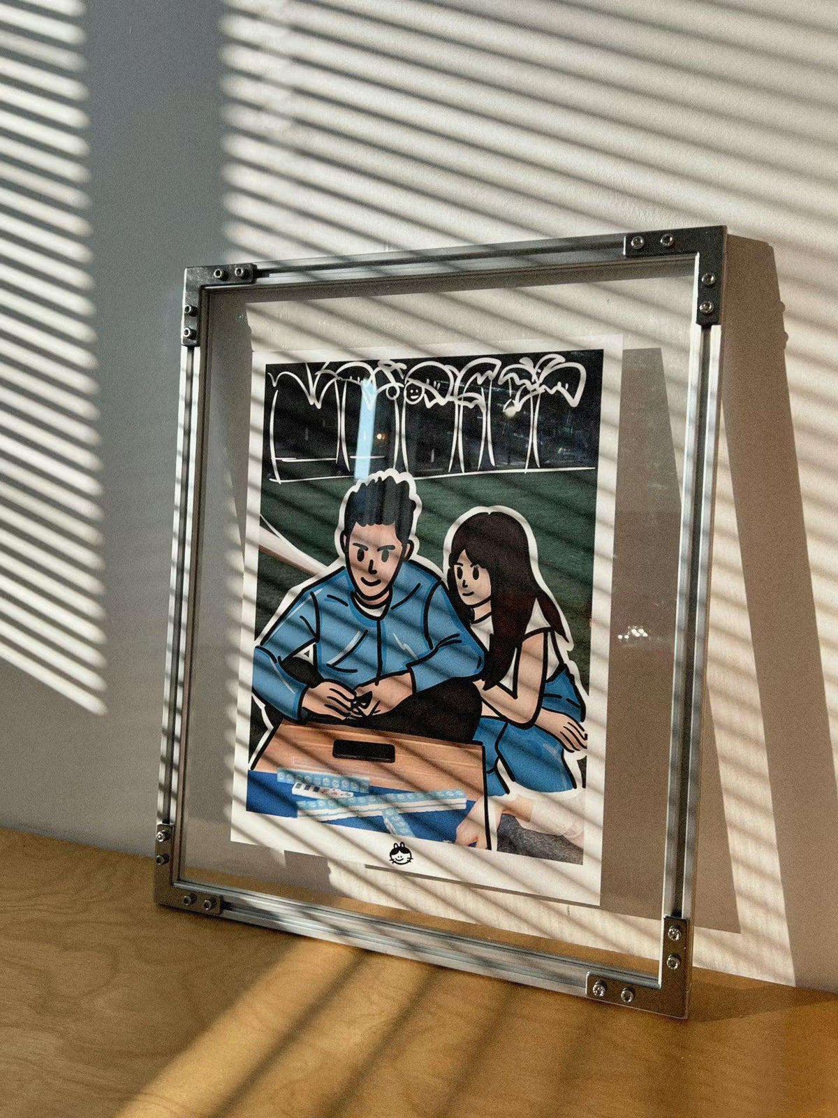 Custom Aluminum Poster Frame — Floating Acrylic - HushLume