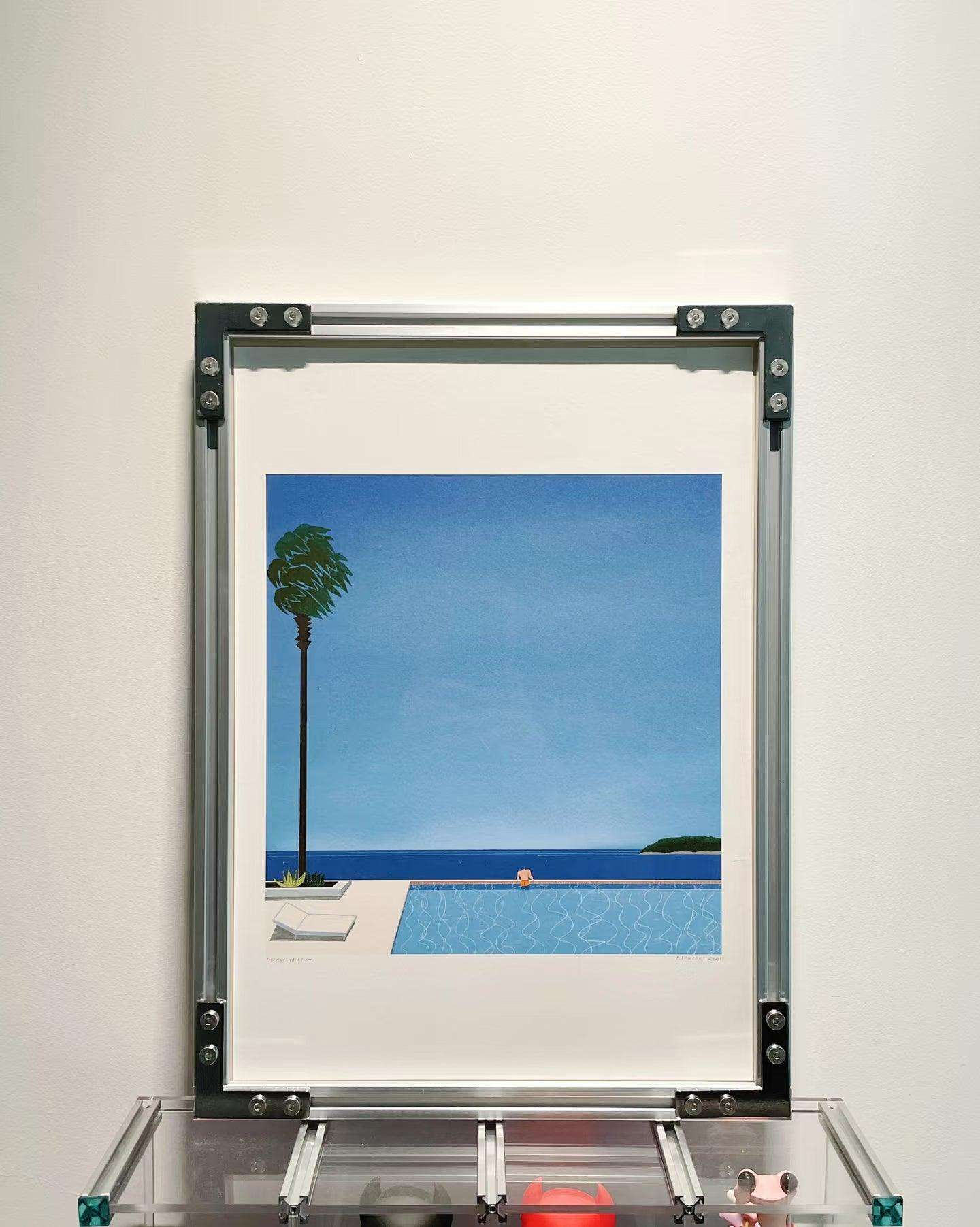 Custom Aluminum Poster Frame — Floating Acrylic - HushLume