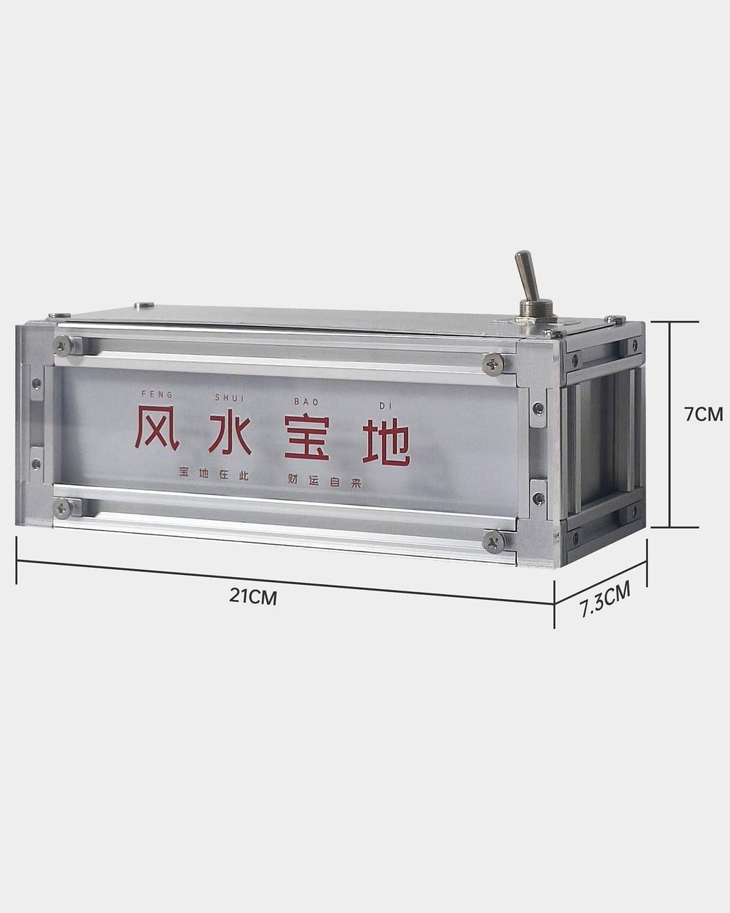 Custom RGB LED Light Box — Aluminum Desk Lamp - HushLume