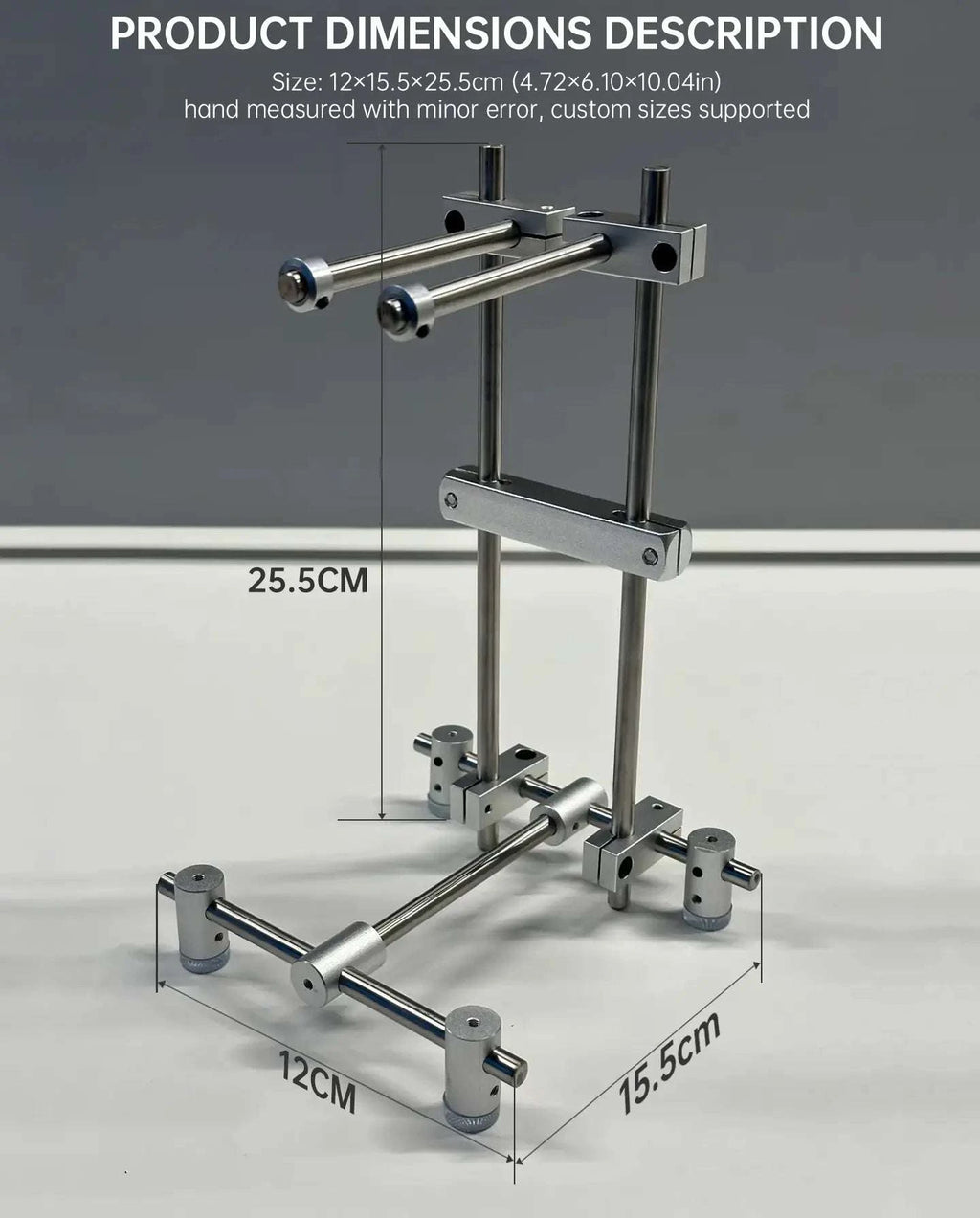 Headphone Stand — 8mm Chrome Steel Shafts