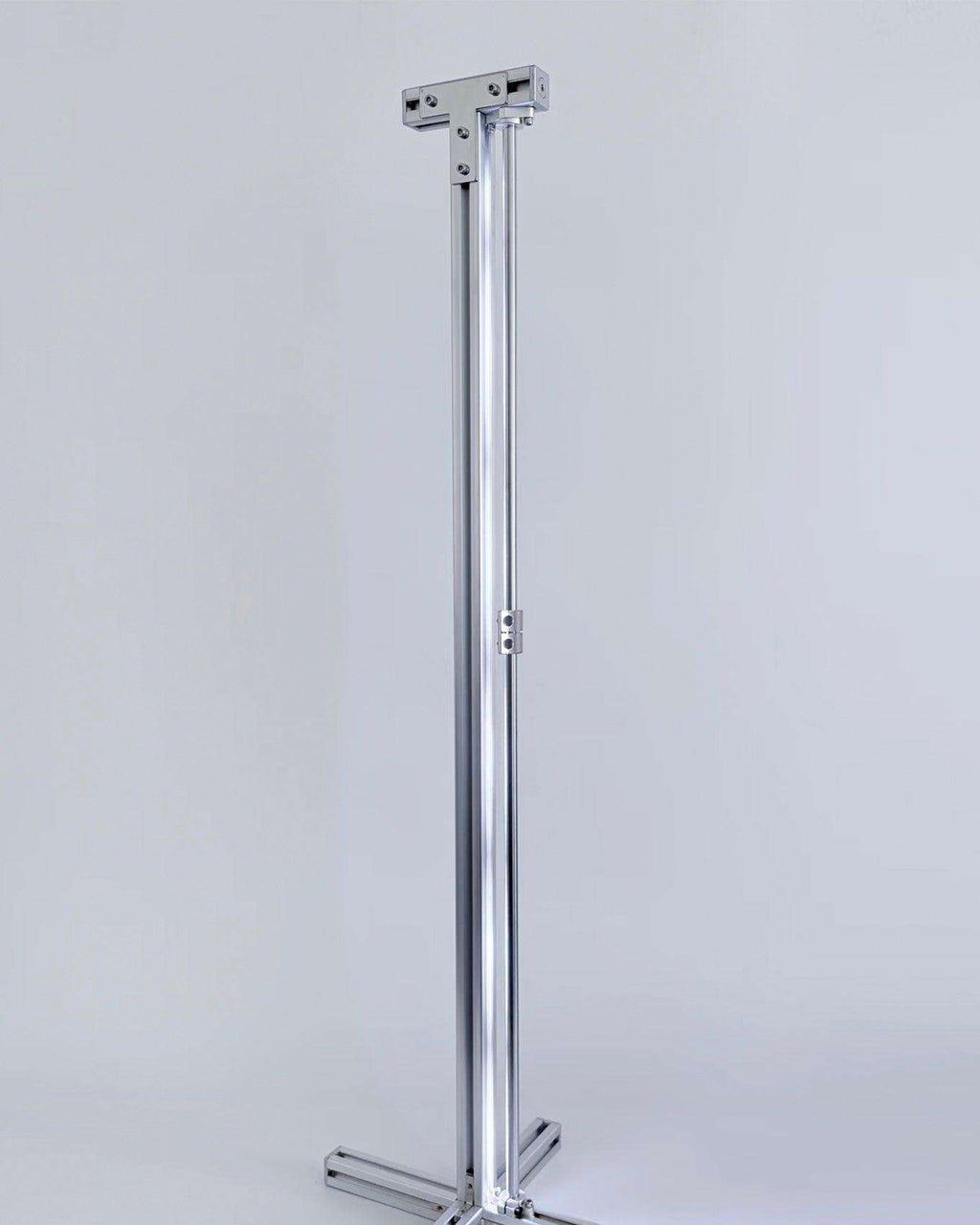 RGB Corner Floor Lamp — Aluminum, App Control - HushLume