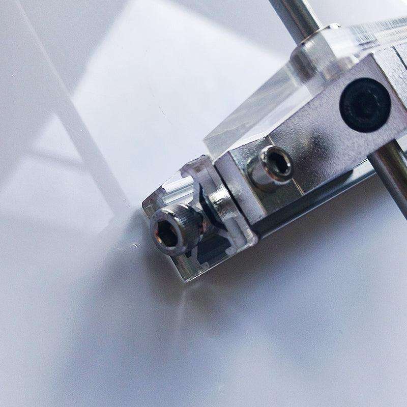 Vinyl Record Stand — Aluminum & Chrome Steel - HushLume