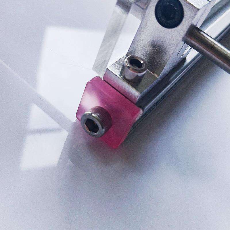 Vinyl Record Stand — Aluminum & Chrome Steel - HushLume